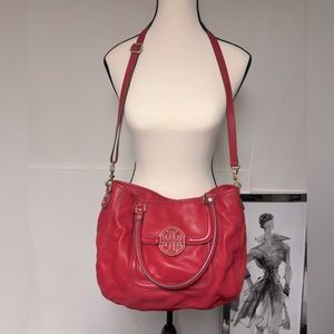 Excellent Condition! Authentic Tory Burch Red Amanda Shoulder Bag